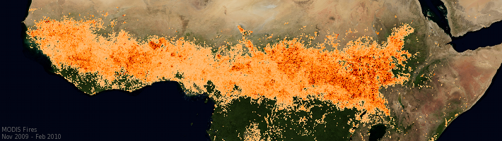 Biomass Burning in Northern Sub-Saharan Africa